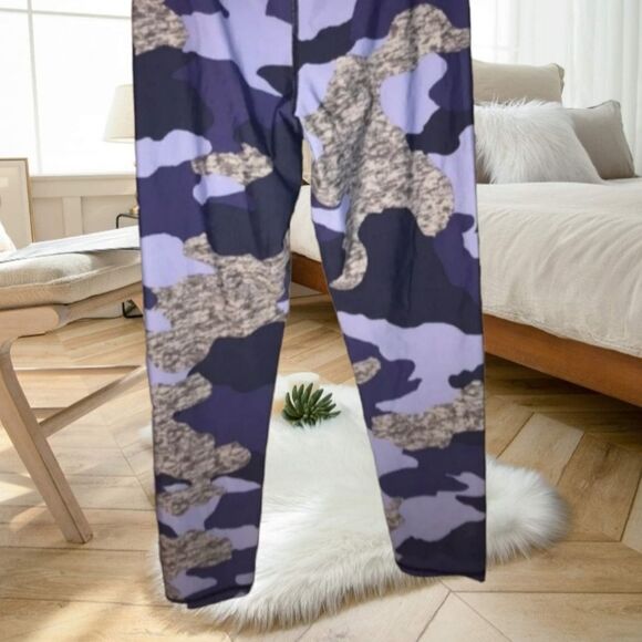AE AERIE BLUE STRETCHY ATHLETIC ATHLEISURE COMFY WORKOUT HIGH WAIST LEGGINGS - Picture 7 of 8
